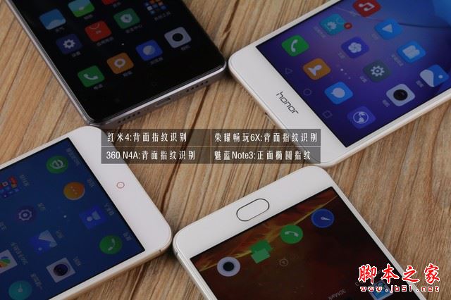 荣耀畅玩6X/红米4/魅蓝Note3/360N4A详细区别对比评测图解：哪个更值得买？
