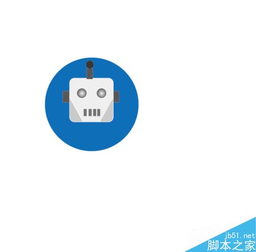Ai简单绘制机械人的图标