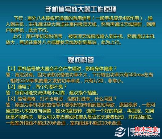 手机信号放大器使用说明