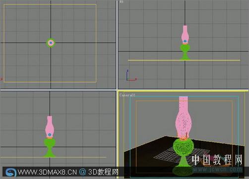 3Ss MAX打造逼真煤油灯