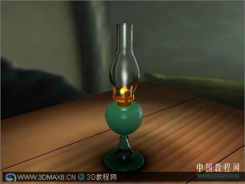 3Ss MAX打造逼真煤油灯