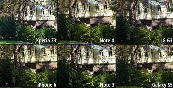 拍照样张盲测：Note 4完胜iPhone 6