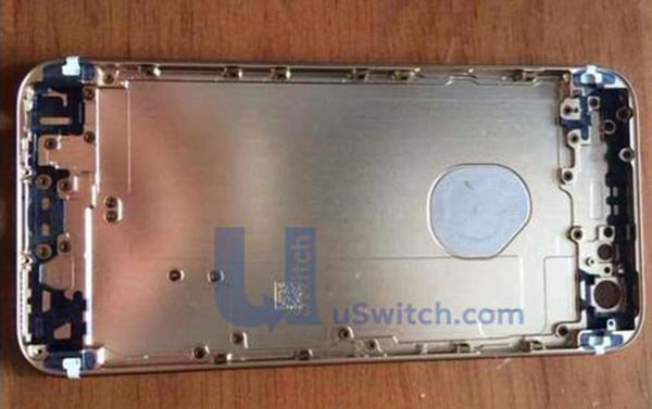 疑似iPhone6成品后壳采用嵌入式LOGO设计