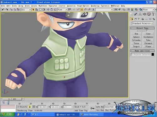3dsmax实例教程:打造Q版忍者角色_脚本之家jb51.net转载