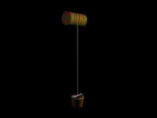 3D MAX动画教程：制作绳索拉水桶