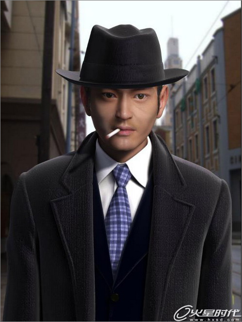 3DSMAX打造黄晓明版《上海滩》的许文强 3DSMAX打造黄晓明版《上海滩》的许文强
