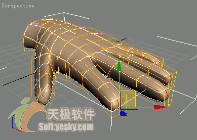 3Ds max多边形建模实例：人手模型 脚本之家 3DSMAX入门教程