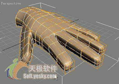 3Ds max多边形建模实例：人手模型 脚本之家 3DSMAX入门教程