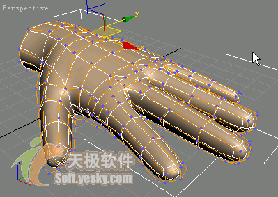 3Ds max多边形建模实例：人手模型 脚本之家 3DSMAX入门教程
