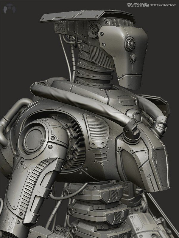 3DMAX制作超酷的外星机器人,破洛洛