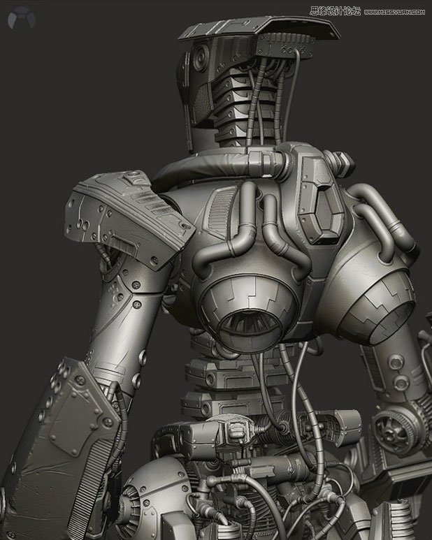 3DMAX制作超酷的外星机器人,破洛洛