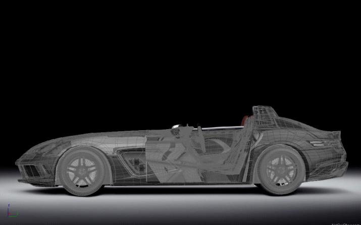 SLR Stirling Moss无需三视图完美制作（仪表台、中控、座椅、后视镜制作篇）脚本之家 3DSMAX建模教程
