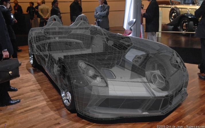 SLR Stirling Moss无需三视图完美制作（仪表台、中控、座椅、后视镜制作篇）脚本之家 3DSMAX建模教程