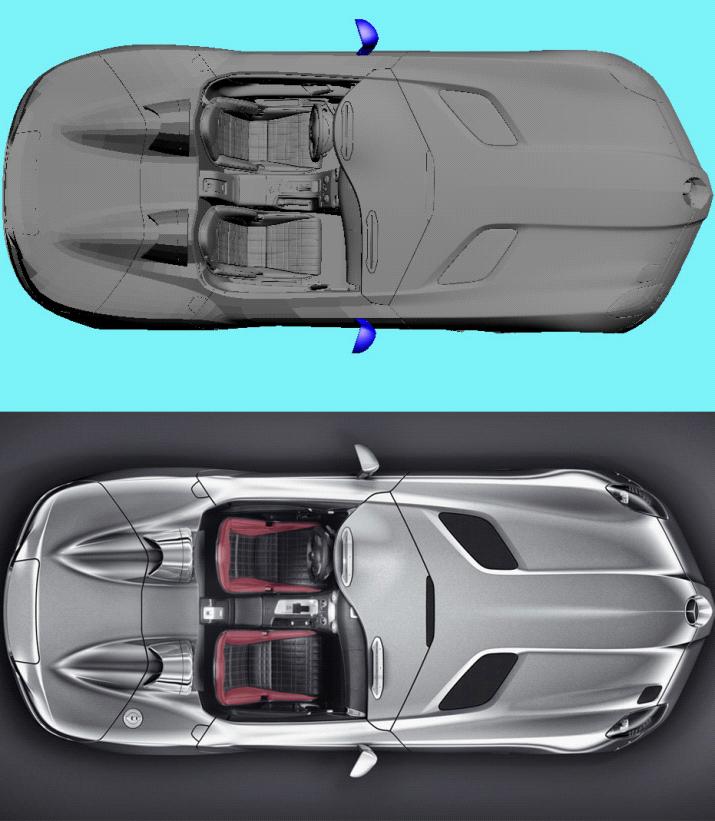 SLR Stirling Moss无需三视图完美制作（仪表台、中控、座椅、后视镜制作篇）脚本之家 3DSMAX建模教程