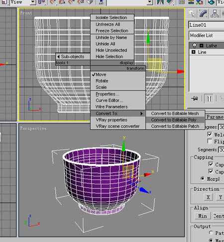 3DS Max教程：茶杯（旋转＋多边形建模） 脚本之家 3DSMAX建模教程