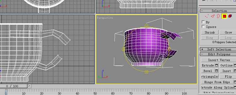 3DS Max教程：茶杯（旋转＋多边形建模） 脚本之家 3DSMAX建模教程
