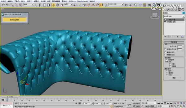 3DSMAX欧式沙发建模教程 脚本之家 3DSMAX建模教程