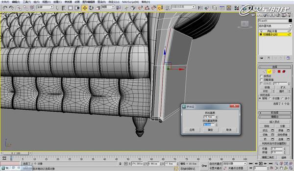 3DSMAX欧式沙发建模教程 脚本之家 3DSMAX建模教程