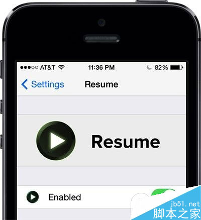iOS7完美越狱插件Resume 让音乐不因意外重新播放