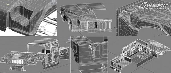3DSMAX制作悍马汽车模型 脚本之家 3DSMAX建模教程