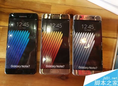 三星Note 7真机抢先开箱！三色亮相、金属出众、超高屏占比