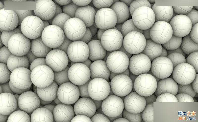 3DMAX制作简单逼真的排球效果图,PS教程,思缘教程网
