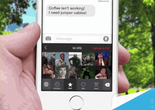 iOS8第三方输入法Pop Key 开启GIF表情时代