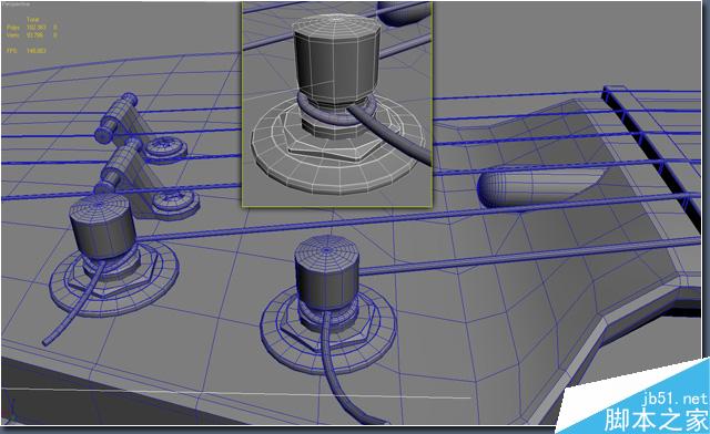 3DSMAX打造超逼真吉他 脚本之家 3DSMAX教程