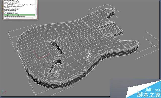 3DSMAX打造超逼真吉他 脚本之家 3DSMAX教程