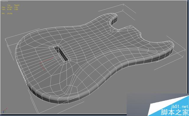 3DSMAX打造超逼真吉他 脚本之家 3DSMAX教程