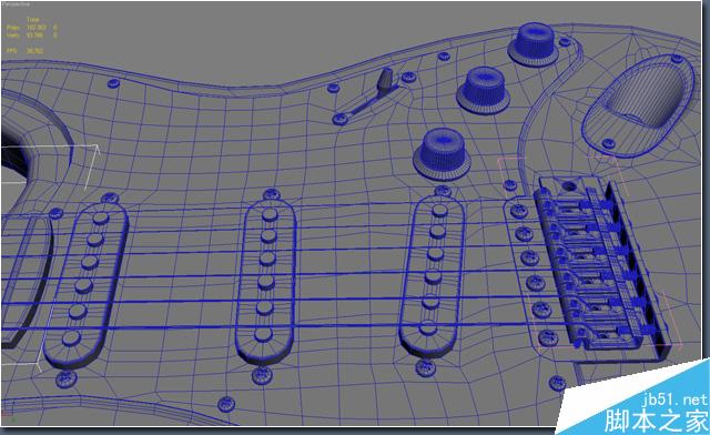 3DSMAX打造超逼真吉他 脚本之家 3DSMAX教程