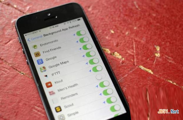 ios7后台应用程序刷新是什么