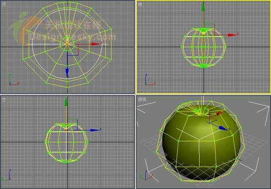 3dsmax制作逼真的苹果 脚本之家 3dsmax入门教程