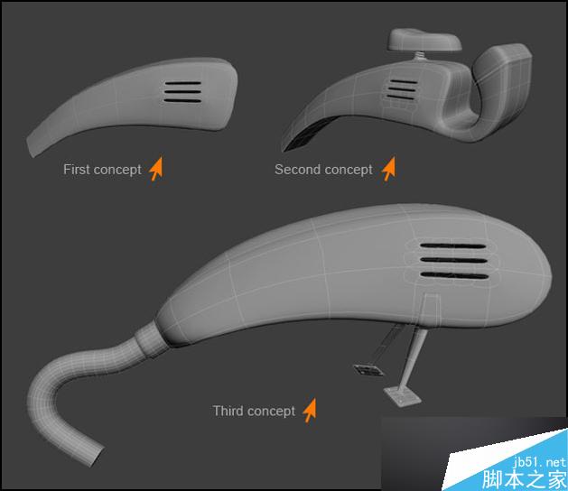 3DSMAX制作机器人 脚本之家 3DSMAX建模教程