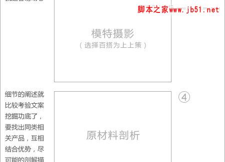 解析淘宝产品描述页页面设计,PS教程,脚本之家