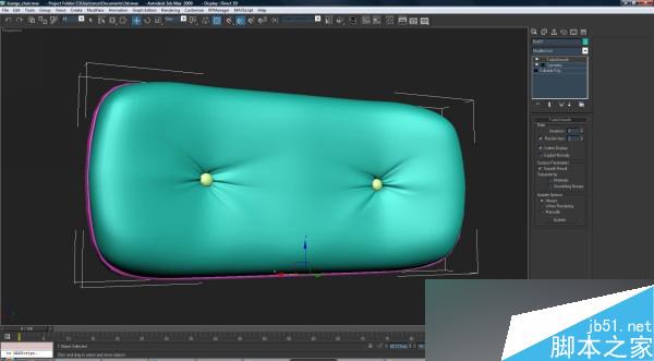3DSMAX打造休闲椅模型 脚本之家 3DSMAX建模教程