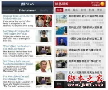 缩略图的摆放位置,根据产品定位也有 所不同