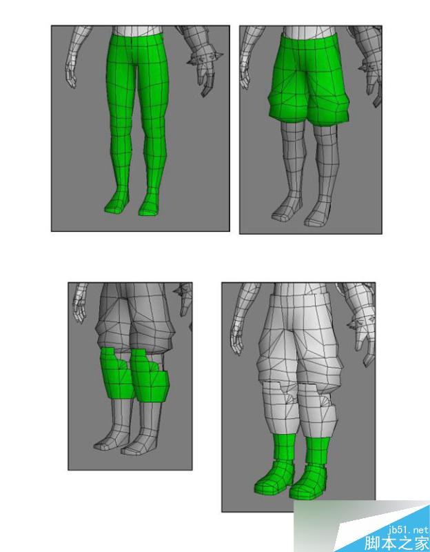 3dmax制作韩国游戏人物模型 脚本之家 3dsmax教程