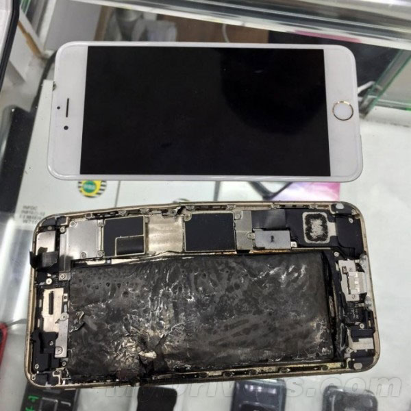 iPhone 6 Plus充电时爆炸：太惨了