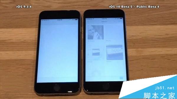 稳中有进：苹果iPhone6s iOS10 beta5/iOS9.3.4速度对比