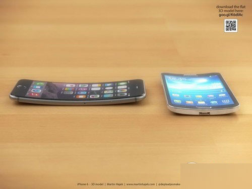 首款iPhone7概念图曝光 iPhone6/iPhone6 Plus掰弯就成了！