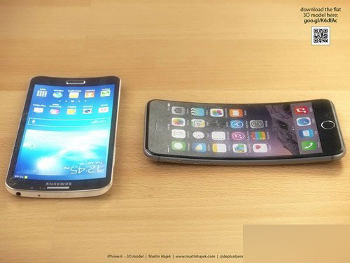 首款iPhone7概念图曝光 iPhone6/iPhone6 Plus掰弯就成了！