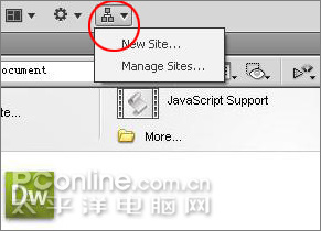 Dreamweaver CS4界面新增功能介绍 Dreamweaver CS4界面新增功能介绍