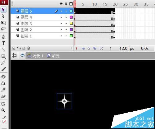flash鼠标跟随实例——撒光的蝴蝶
