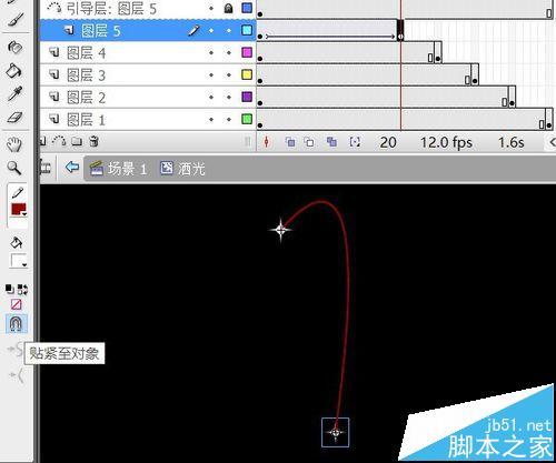 flash鼠标跟随实例——撒光的蝴蝶
