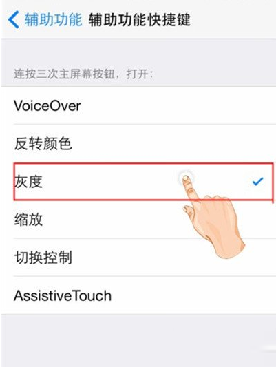 ios8怎么开启灰度？ios8开启灰度选项方法