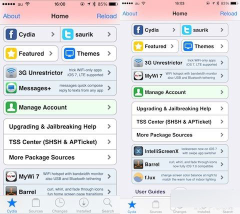 iPhone6 iOS8越狱必备插件 适配大屏的ForceGoodFit