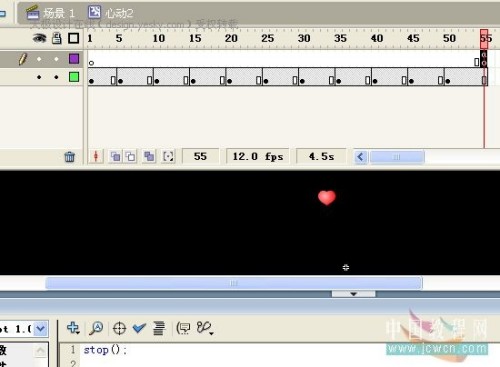 Flash引导线制作心形图案动画_脚本之家jb51.net整理