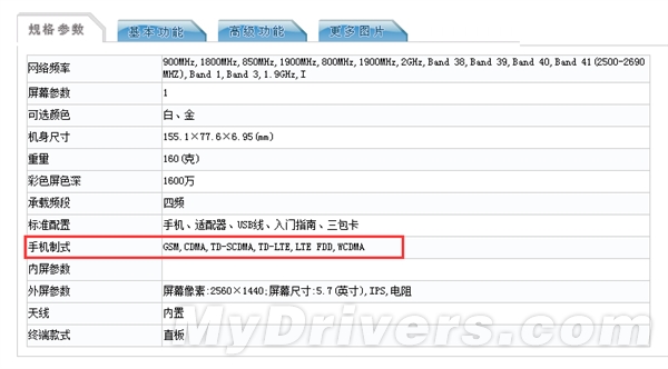 顶配＋全网通：最豪华的小米Note登场！