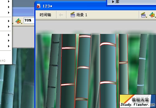 Flash8模糊滤镜绘制逼真青翠竹林__脚本之家jb51.net网络整理